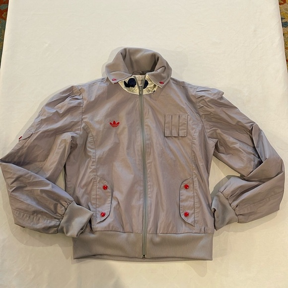 Adidas women’s vintage bomber jacket medium EUC - Picture 1 of 7